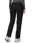 COZYFIT Scrub Pants for Women - Straight-Leg Cargo Pants with 3 Pockets, Drawstring Scrub Pants,Black,M