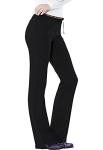 HeartSoul Women's Low Rise Drawstring Scrubs Pants - Black