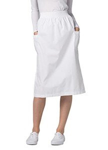 A-Line Cargo Pocket Scrub Skirt for Women