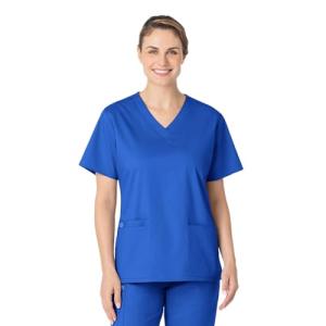 WonderWORK Women's Royal V-Neck Scrub Top