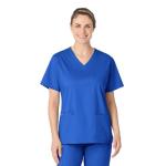 WonderWORK Women's Royal V-Neck Scrub Top
