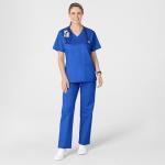 WonderWORK Women's Royal V-Neck Scrub Top