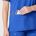 WonderWORK Women's Royal V-Neck Scrub Top