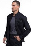 Cherokee Men's Zip Front Warm-Up Scrub Jacket