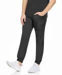 Men's Black Stretch Scrub Joggers with Pockets