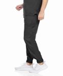 Men's Black Stretch Scrub Joggers with Pockets