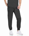 Men's Black Stretch Scrub Joggers with Pockets