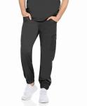 Men's Black Stretch Scrub Joggers with Pockets