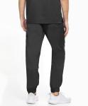 Men's Black Stretch Scrub Joggers with Pockets