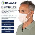 Halyard Fluidshield Level 3 Disposable Masks - Orange