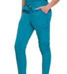 Natural Uniforms Womens 10 Pocket Cool Stretch Jogger Scrub Set (Teal, Large)