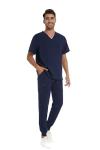 Men's CozyFit Stretch V-Neck Scrubs Set