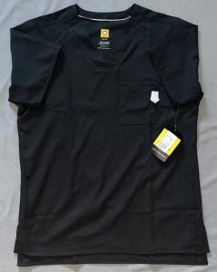 Men's Wink W123 V-Neck Scrub Top - Black