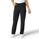 WonderWink Large Black Multi-Cargo Scrub Pants