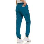 Nautica Scrub Pants for Women, Breathable Drawstring Jogger Scrubs for Women, 5 Pocket Stretch Soft Scrub Bottoms for Woman Caribbean