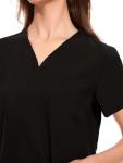 CozyFit Women's Scrubs Set with 8 Pockets - Black