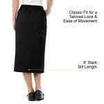 WINK Women's Black Pull-On Cargo Scrub Skirt