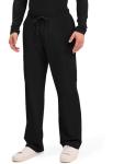 Cherokee Men's Scrub Pants with Elastic Waist, Black