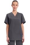 Cherokee Originals Unisex V-Neck Scrubs Shirt, Pewter, Large