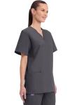 Cherokee Originals Unisex V-Neck Scrubs Shirt, Pewter, Large