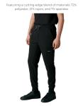 Men's Black Drawstring Scrubs Jogger Pants Set