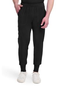 Dickies Dynamix Men Scrubs Pant Natural Rise Jogger DK040S, M Short, Black