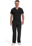Dickies Men's Black Zip Fly Scrub Pants - X-Large
