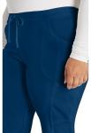 Dickies Women's Navy Drawstring Cargo Scrub Pants