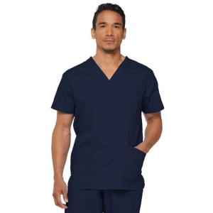 Dickies Big & Tall V-Neck Scrub Top - Navy 3X