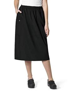 WonderWink Women’s Pull-On Cargo Skirt - Black