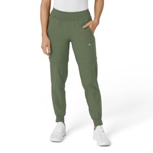 WonderWink W123 Women's Olive Cargo Jogger Pants