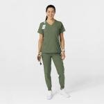 WonderWink W123 Women's Olive Cargo Jogger Pants