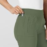 WonderWink W123 Women's Olive Cargo Jogger Pants