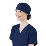 WonderWink Unisex Navy Tie Back Scrub Cap