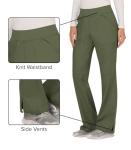 Cherokee Women's Olive Straight Leg Scrub Pants