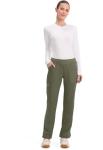 Cherokee Women's Olive Straight Leg Scrub Pants