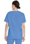 Dickies EDS Unisex V Neck Scrub Top - Ceil Blue