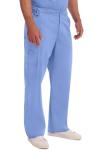Dickies mens Signature Elastic Waist medical scrubs pants, Ceil Blue, X-Large US