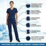 M&M Scrubs Women's Stretch Fabric Top & Pant Set