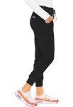 Med Couture Women's Ultra Soft Jogger Scrubs - Black