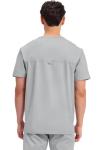 Cherokee Men's Grey V-Neck Scrub Top with Pocket