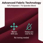 MediChic Women’s Wine Scrub Joggers with Pockets