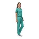 Women's Surgical Green Scrub Set, Medium