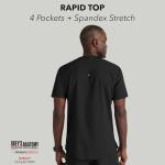 BARCO Grey's Anatomy Men's V-Neck Scrub Top