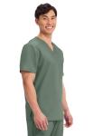 Cherokee Men's Olive V-Neck Medical Scrub Top