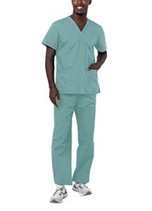 Universal Unisex Drawstring Scrub Set - Submarine