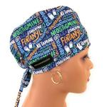 Multicolor Unisex Medical Scrub Cap – Anesthesia Design