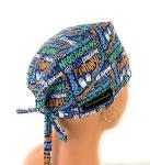 Multicolor Unisex Medical Scrub Cap – Anesthesia Design