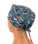 Multicolor Unisex Medical Scrub Cap – Anesthesia Design