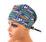 Multicolor Unisex Medical Scrub Cap – Anesthesia Design